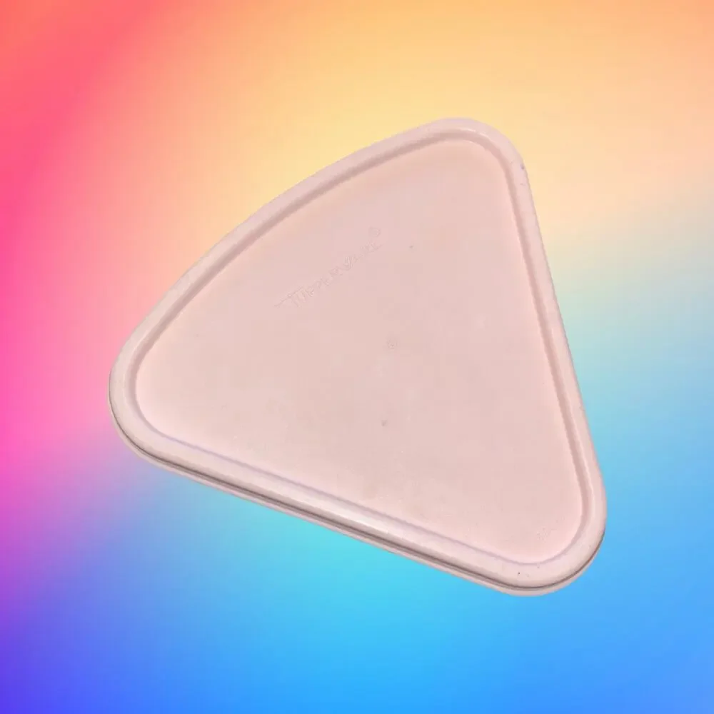 Tupperware Replacement Lid Seal 1800 Pink Individual Pie Wedge Slice Keeper VTG